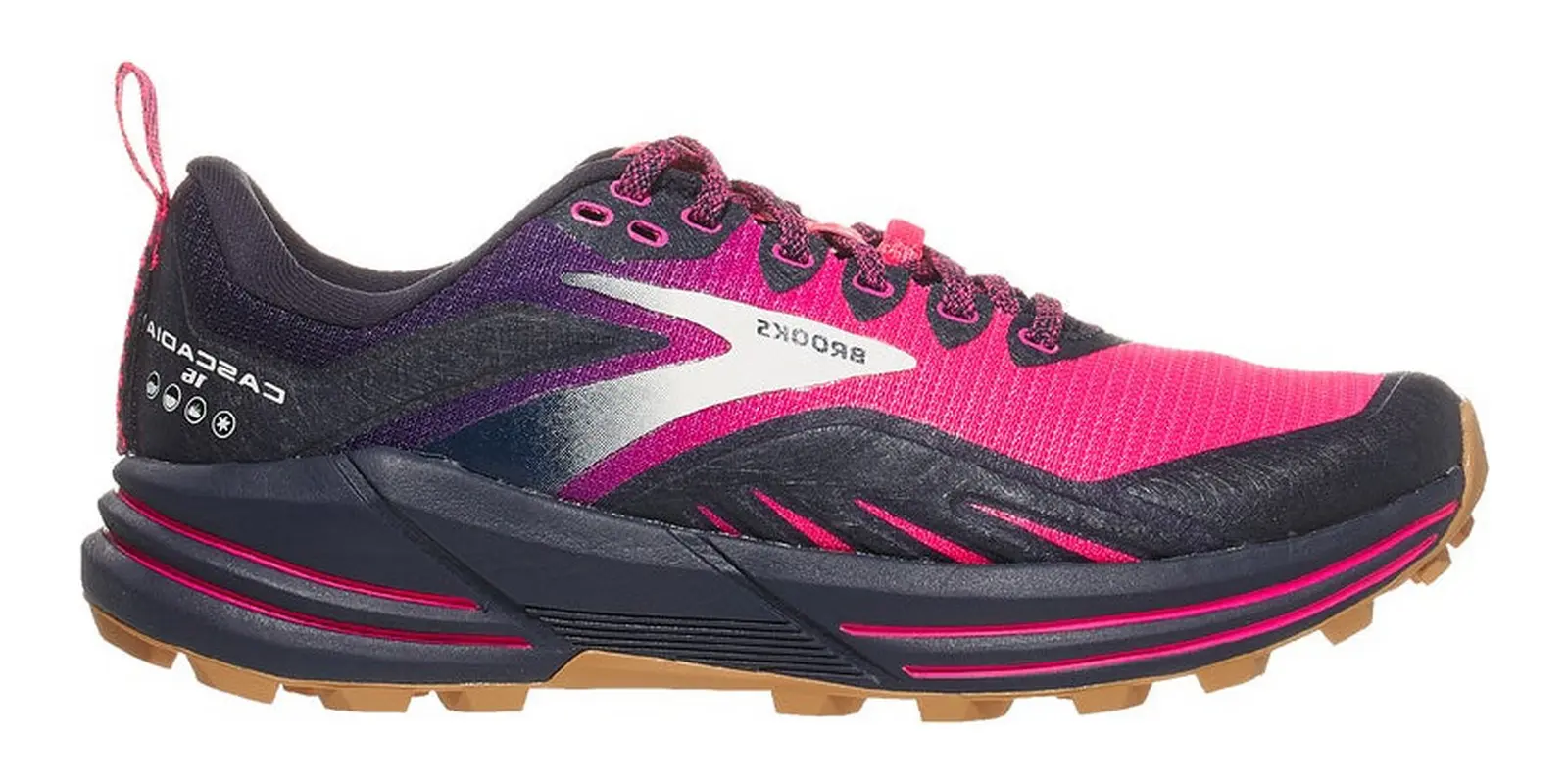 Brooks Cascadia 16 in Peacoatpinkbiscuit
