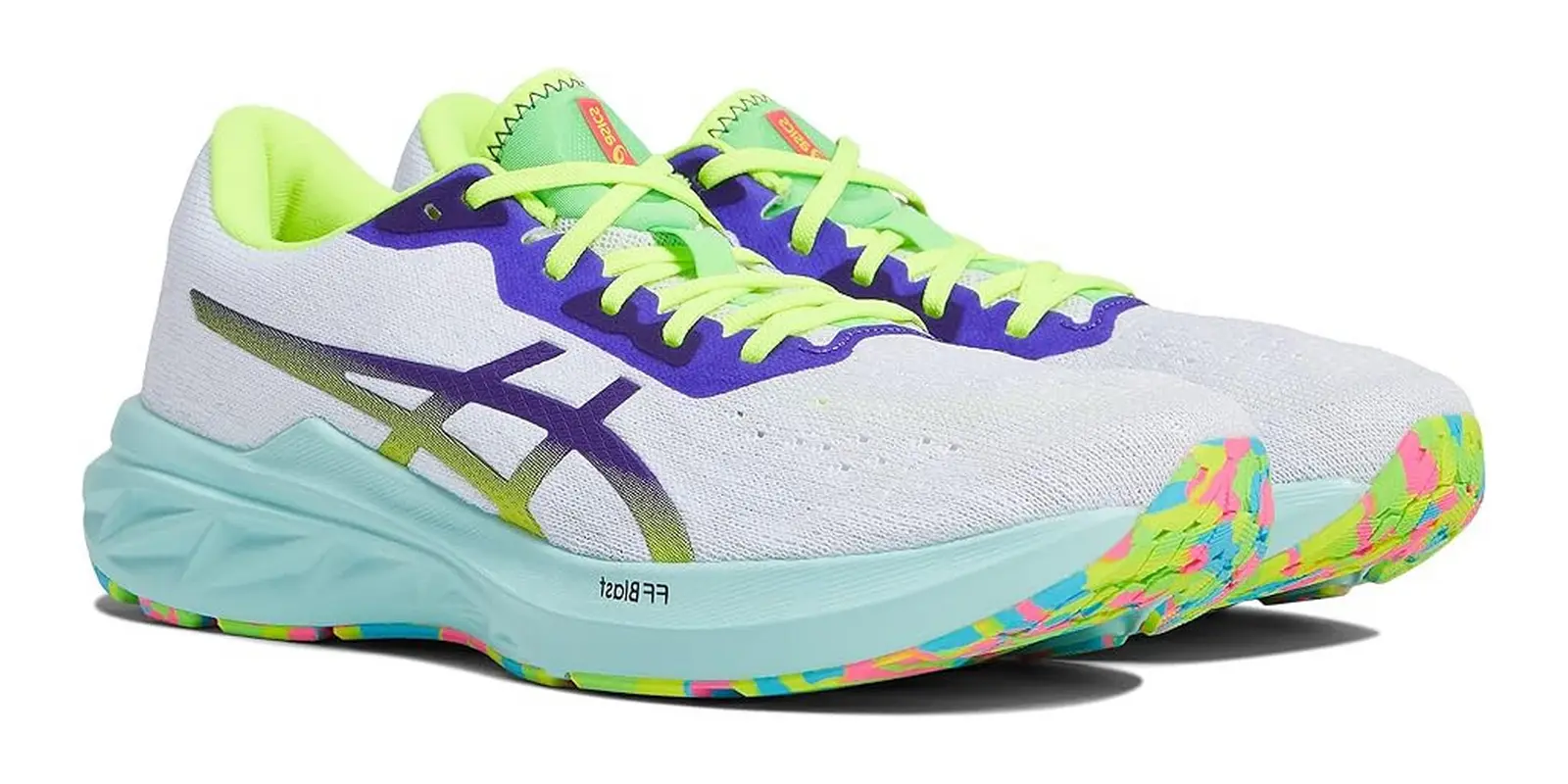 ASICS Dynablast 2 in White / Royal