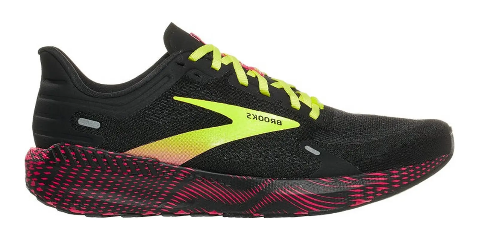 Brooks Launch GTS 9 in Black / Pink / Yellow