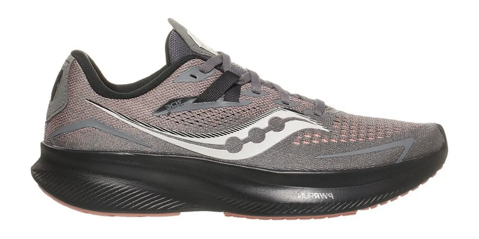 Saucony Ride 15 in Charcoalshell