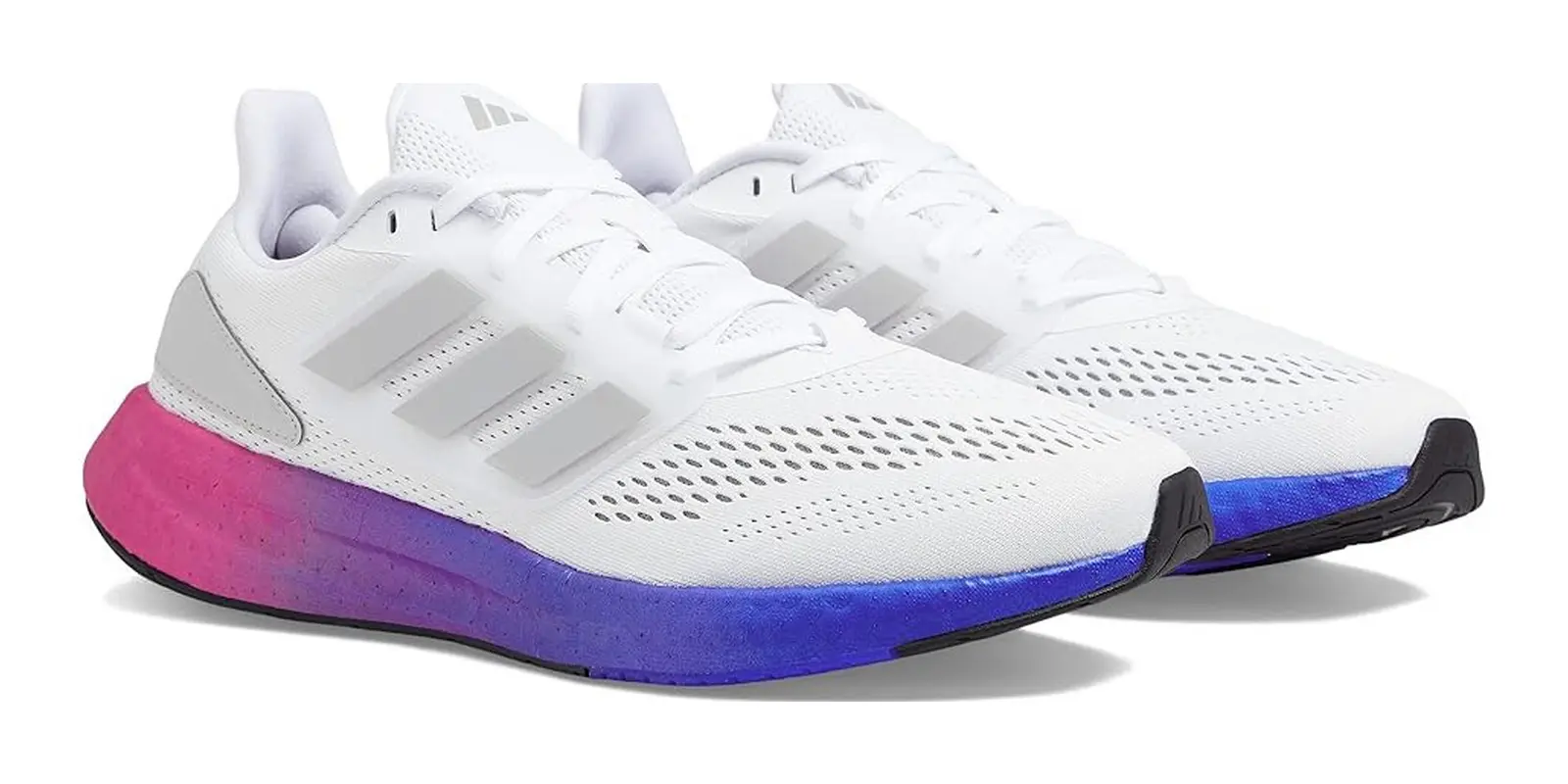 adidas Pureboost 22 in White / Grey / Lucid