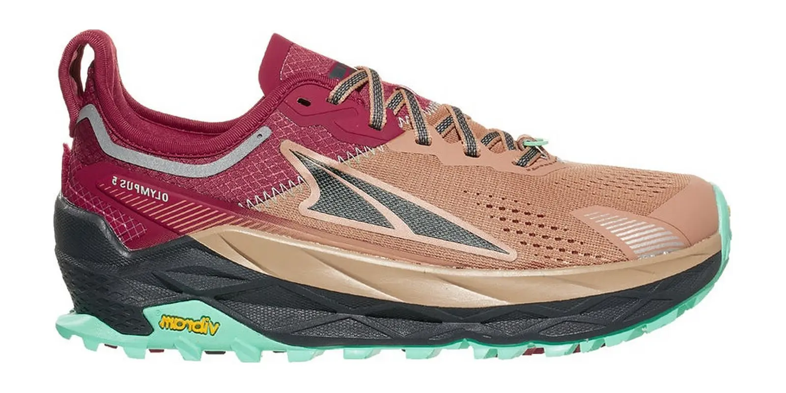 Altra Olympus 5 in Brown / Red