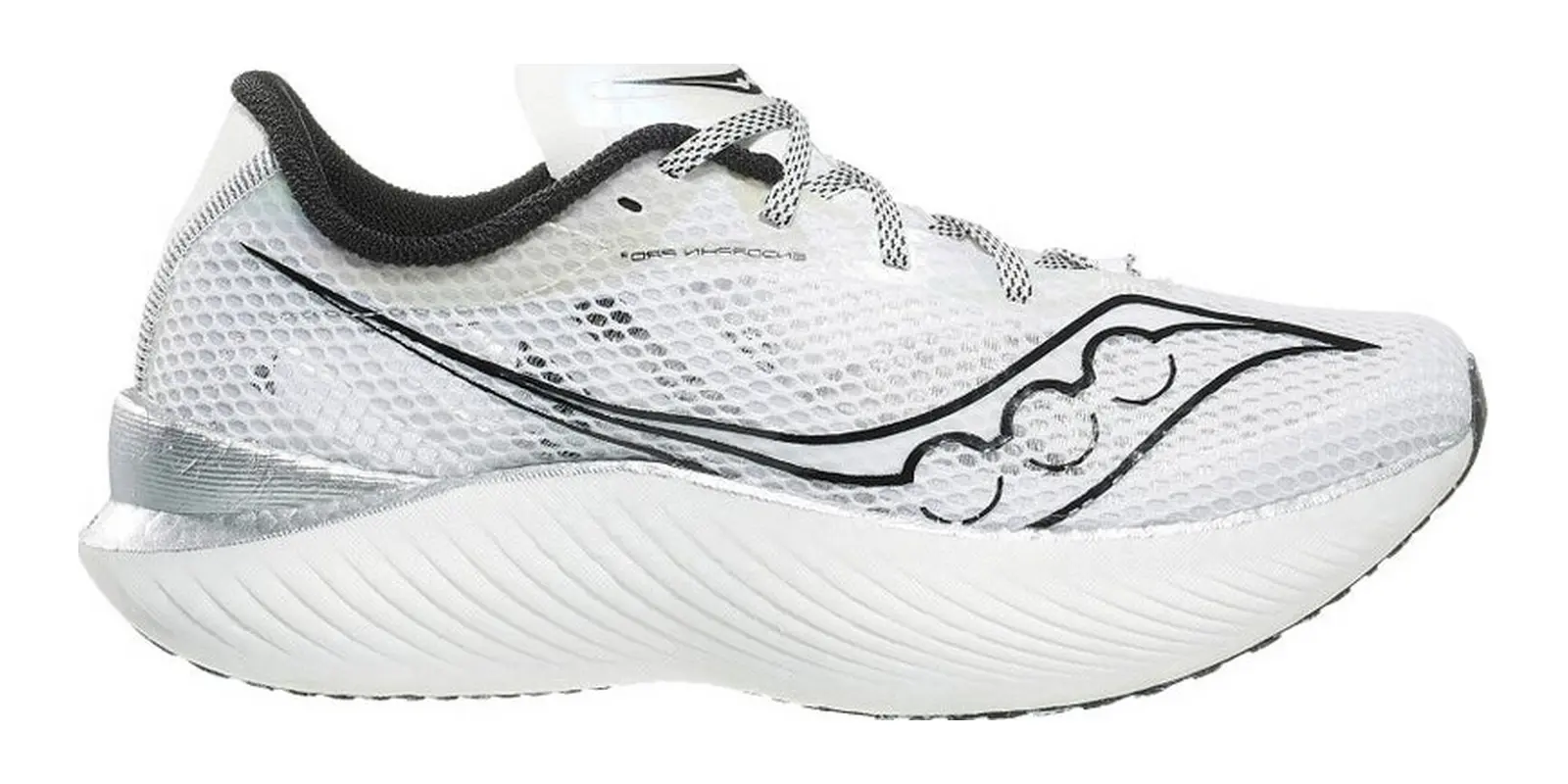 Saucony Endorphin Pro 3 in White / Black