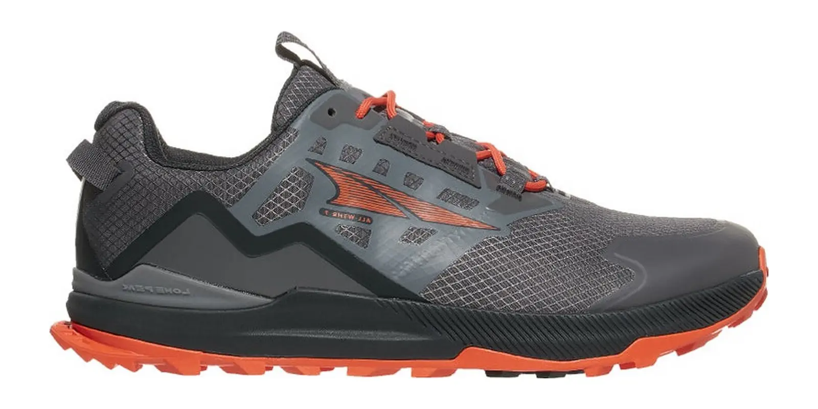 Altra Lone Peak ALL-WTHR Low 2 in Grey / Orange