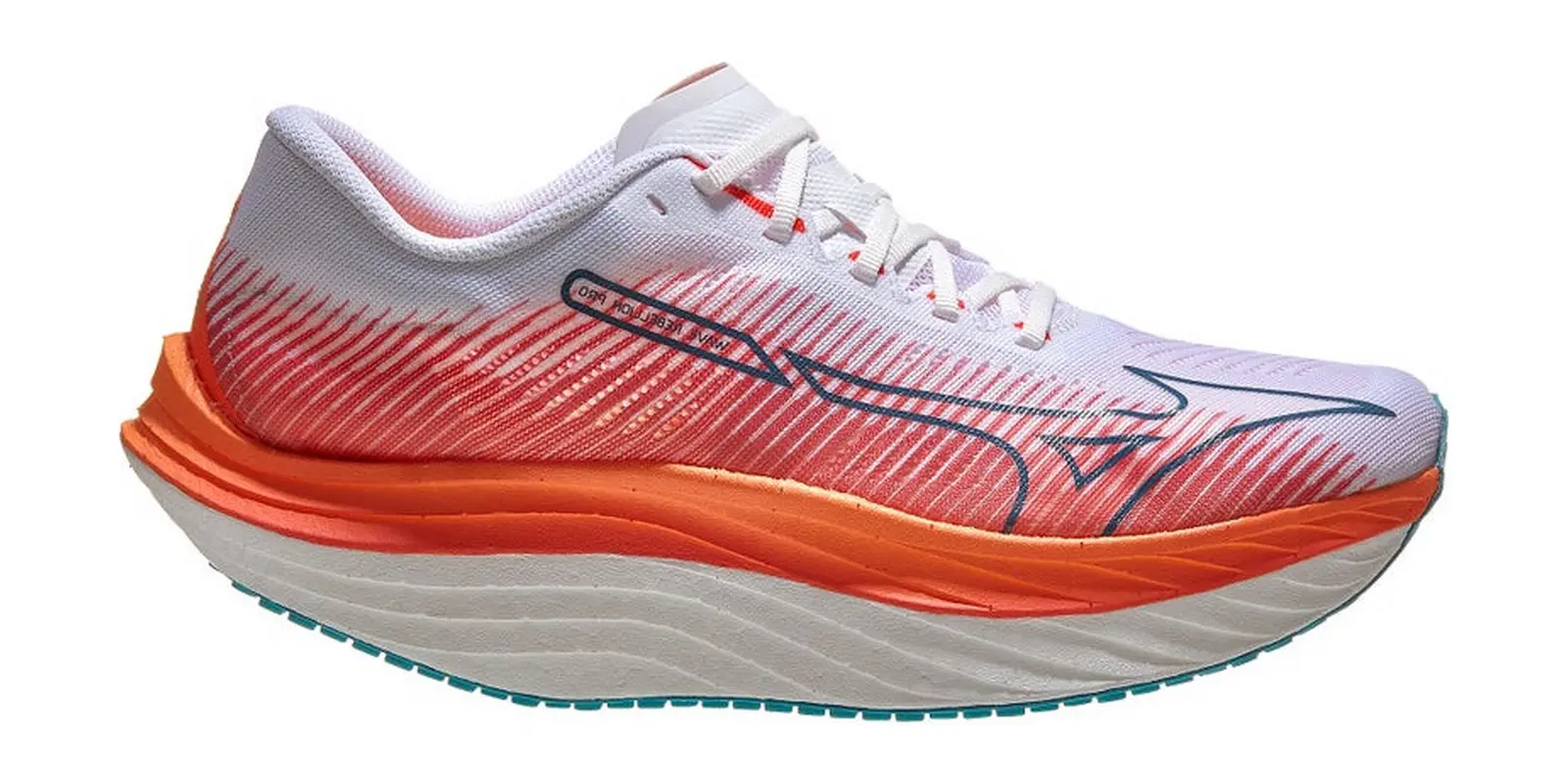 Mizuno Wave Rebellion Pro in White / Silver