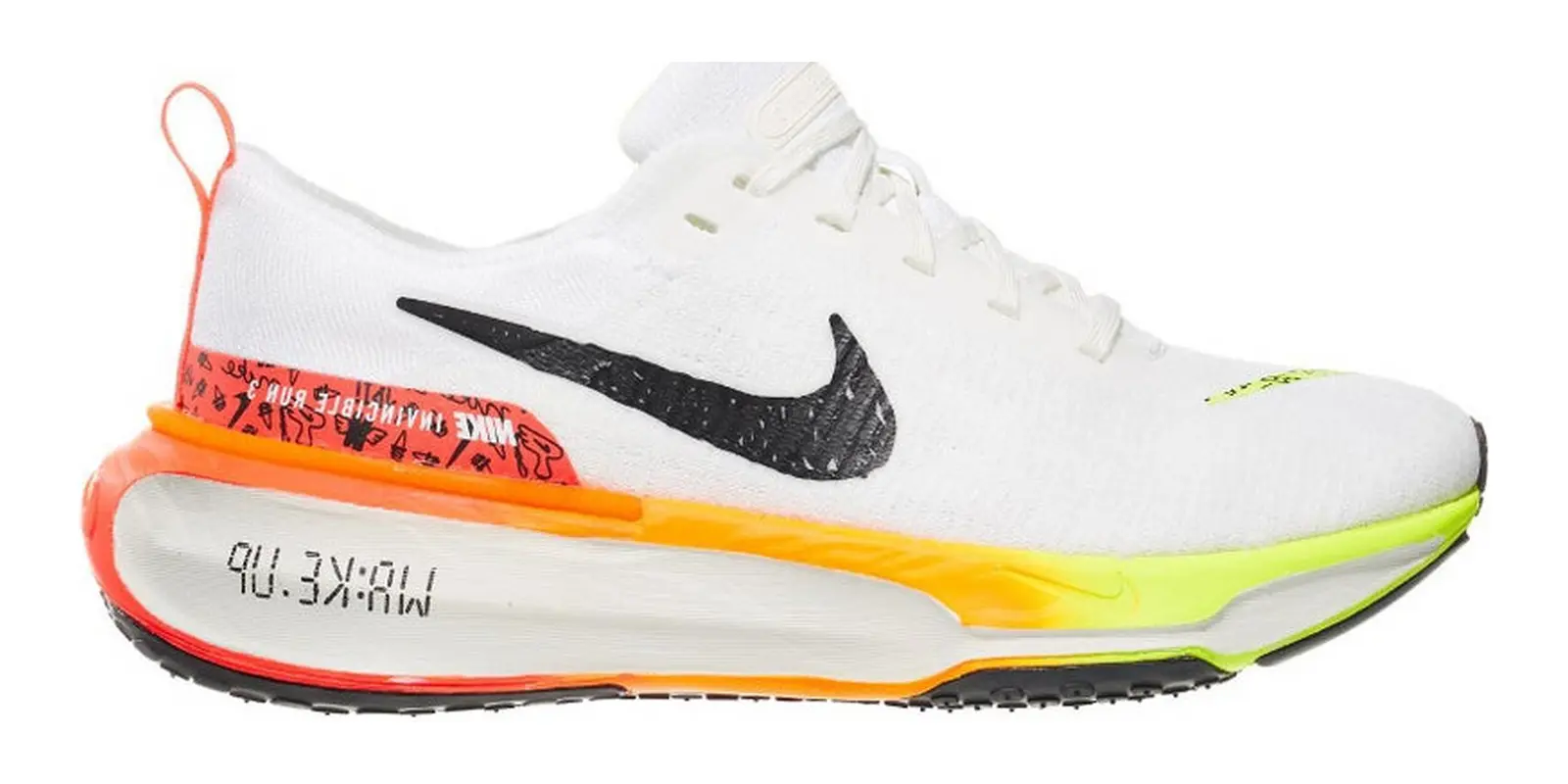 Nike ZoomX Invincible Run 3 in White / Black / Crimson