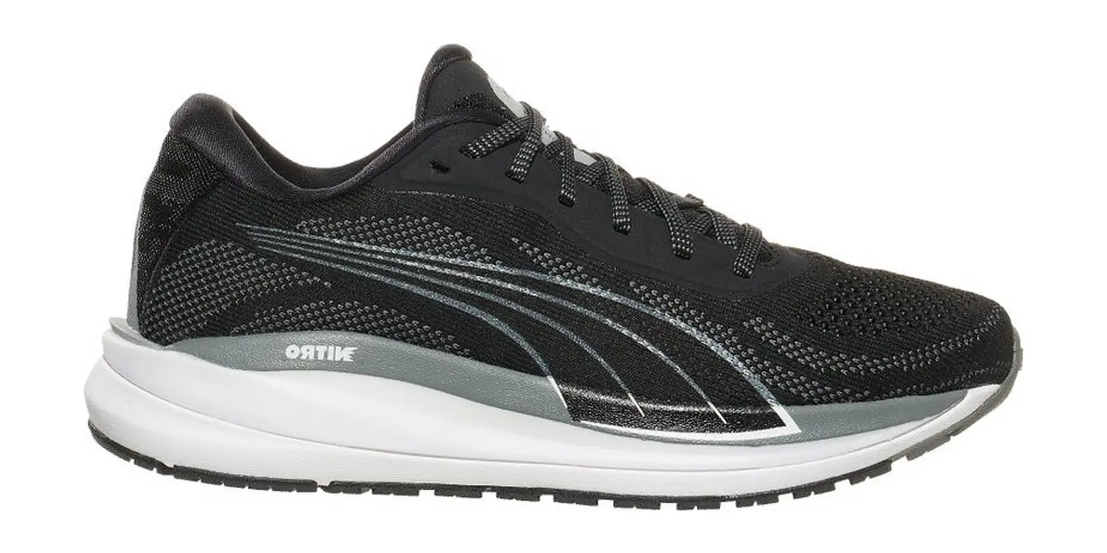 PUMA Magnify Nitro in Black / Castlerock / White