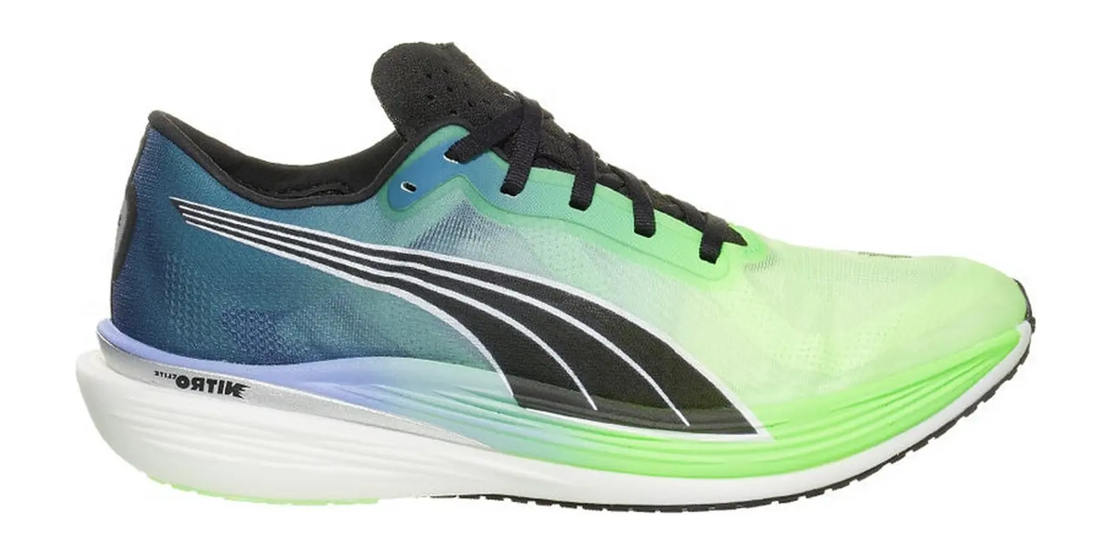 PUMA Deviate Nitro Elite 2 in Lime / Royal / Black