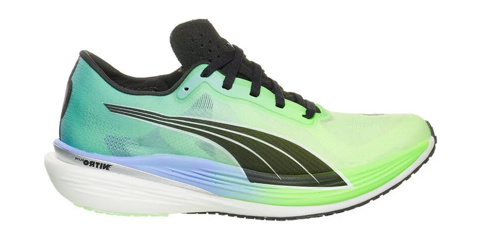 PUMA Deviate Nitro Elite 2 in Lime / Royal / Black
