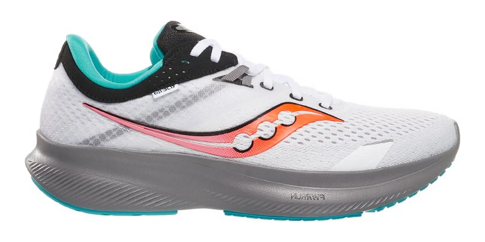 Saucony Ride 16 in Whitegravel