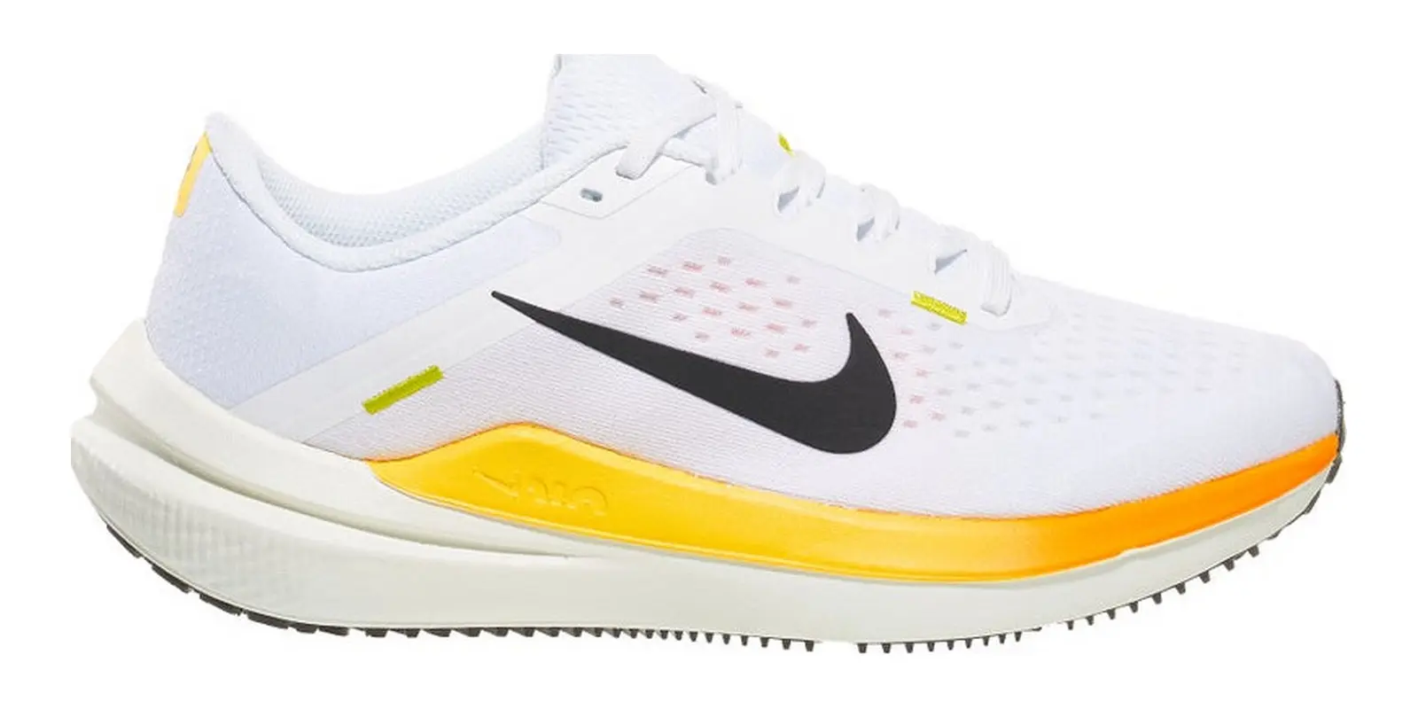 Nike Winflo 10 in White / Black / Citron / Orange