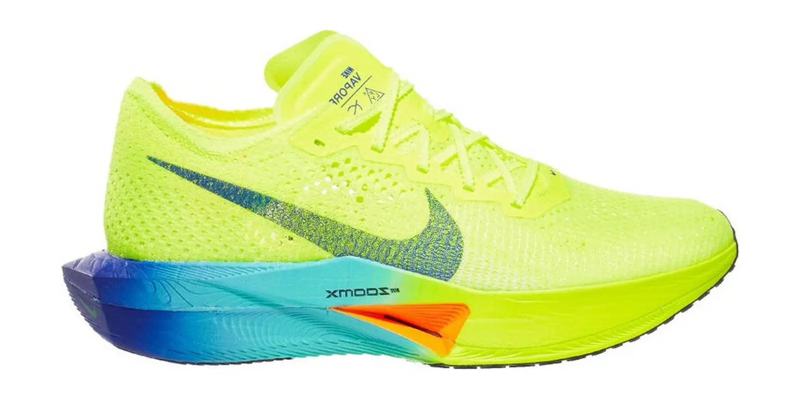 Nike Vaporfly 3 in Volt / Black / Green
