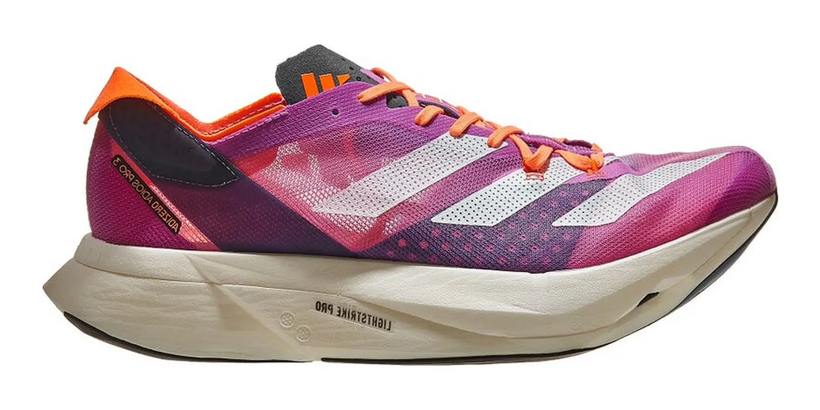 adidas adizero Adios Pro 3 in Lilac / White