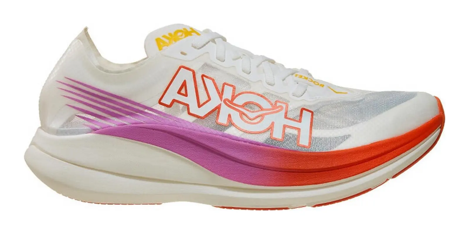 HOKA Rocket X 2 in Frost / Lava
