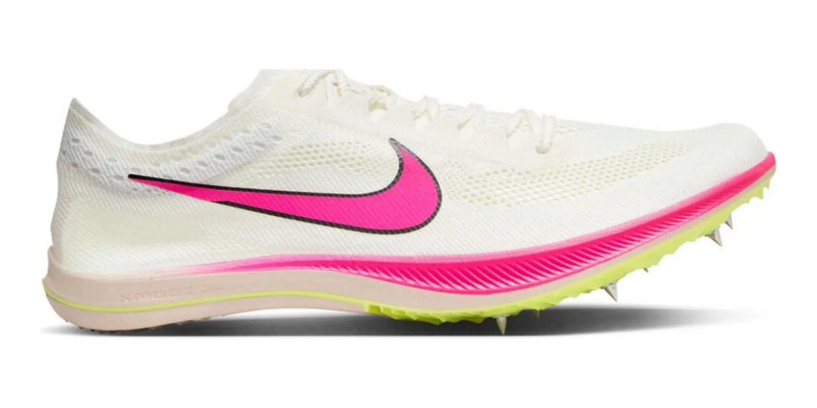 Nike ZoomX Dragonfly Spikes in Sail / Pink / Lemon