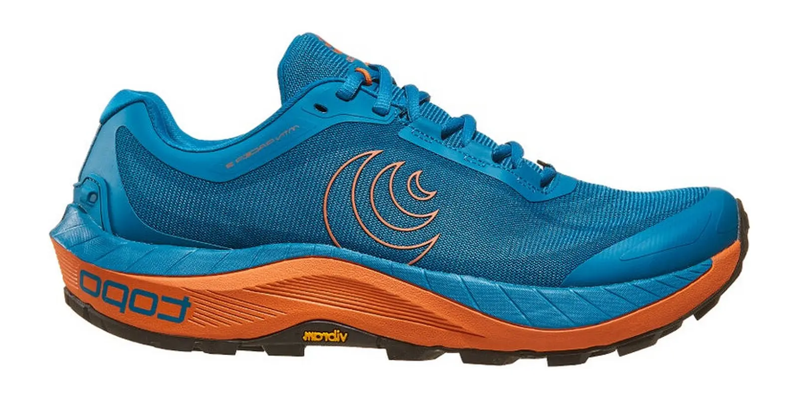 Topo Athletic MTN Racer 3 in Blue / Orange