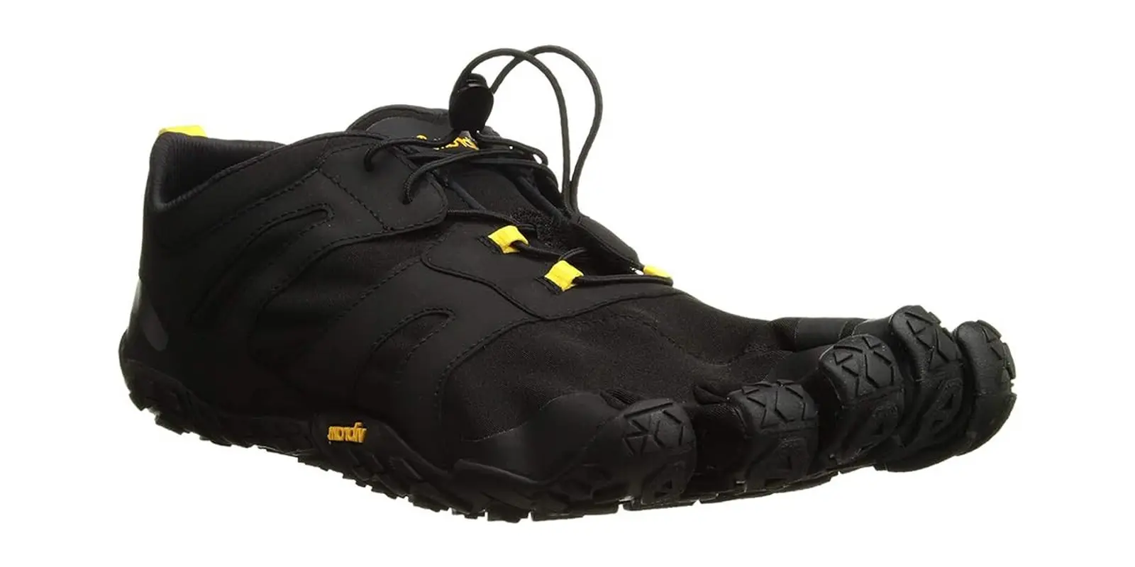 Vibram V-Trail 2.0 in Black / Yellow