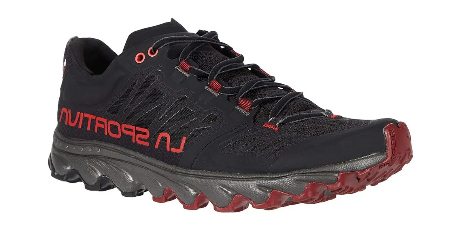 La Sportiva Helios III in Blackpoppy