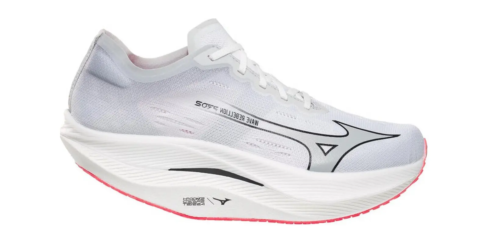 Mizuno Wave Rebellion Pro 2 in White / Mist