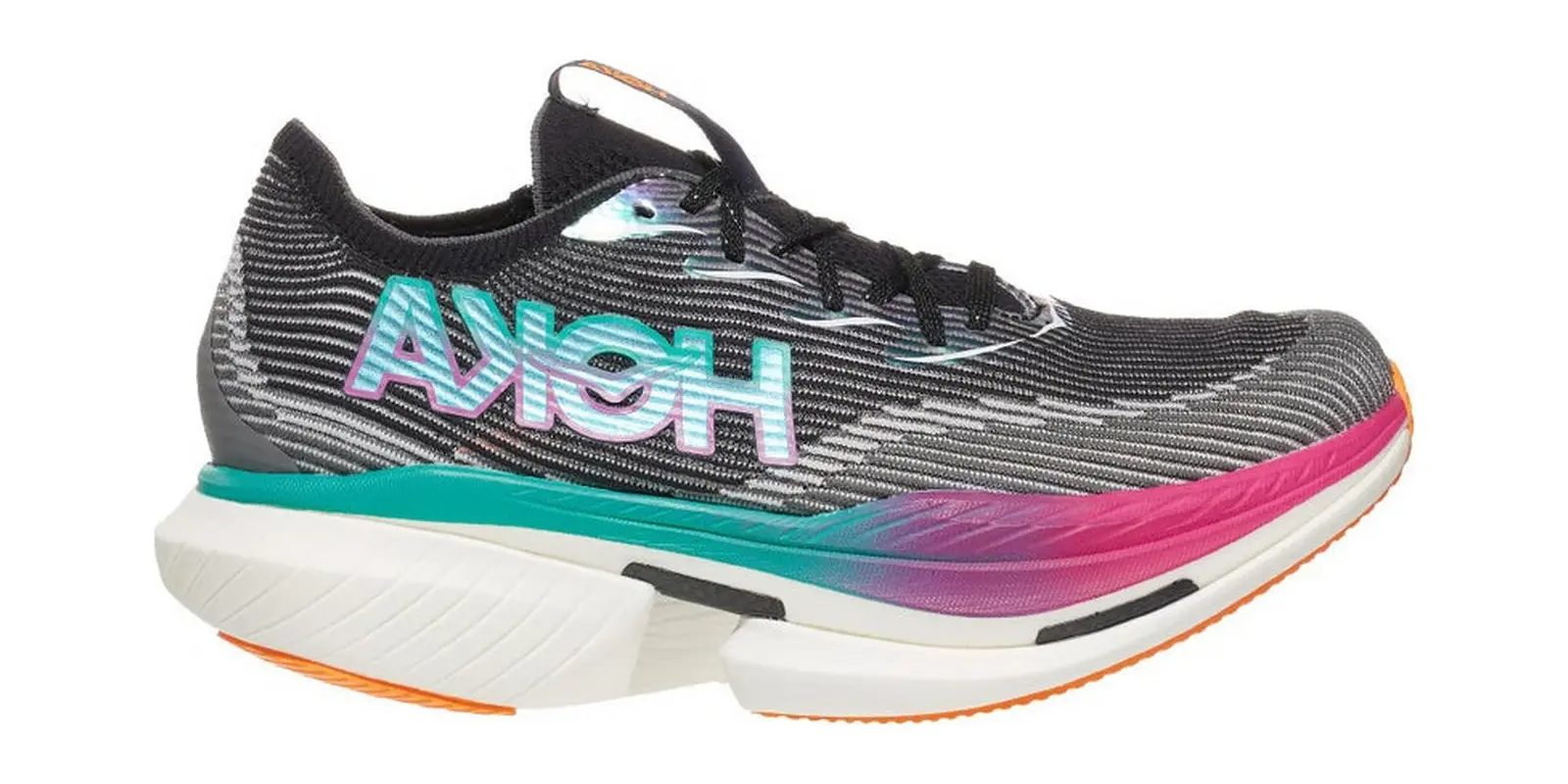 HOKA Cielo X1 in Black / Electric