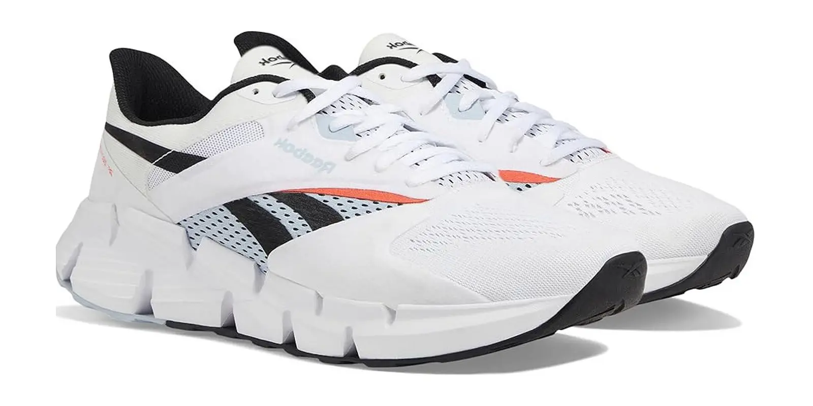Reebok Zig Dynamica 5 in White / Black / Red