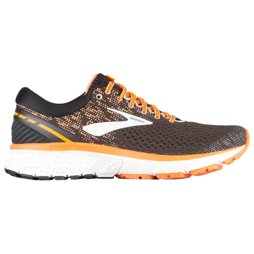 Brooks Ghost 11 in Black / Silver / Orange
