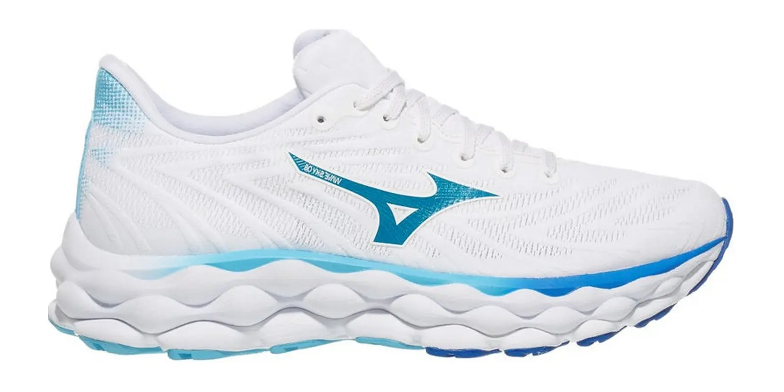 Mizuno Wave Sky 8 in Whitemercury