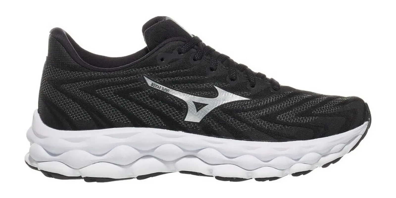 Mizuno Wave Sky 8 in Black / Silver