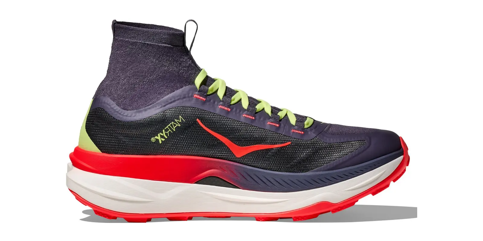 HOKA Tecton X 3 in Squid Ink / Neon Flame