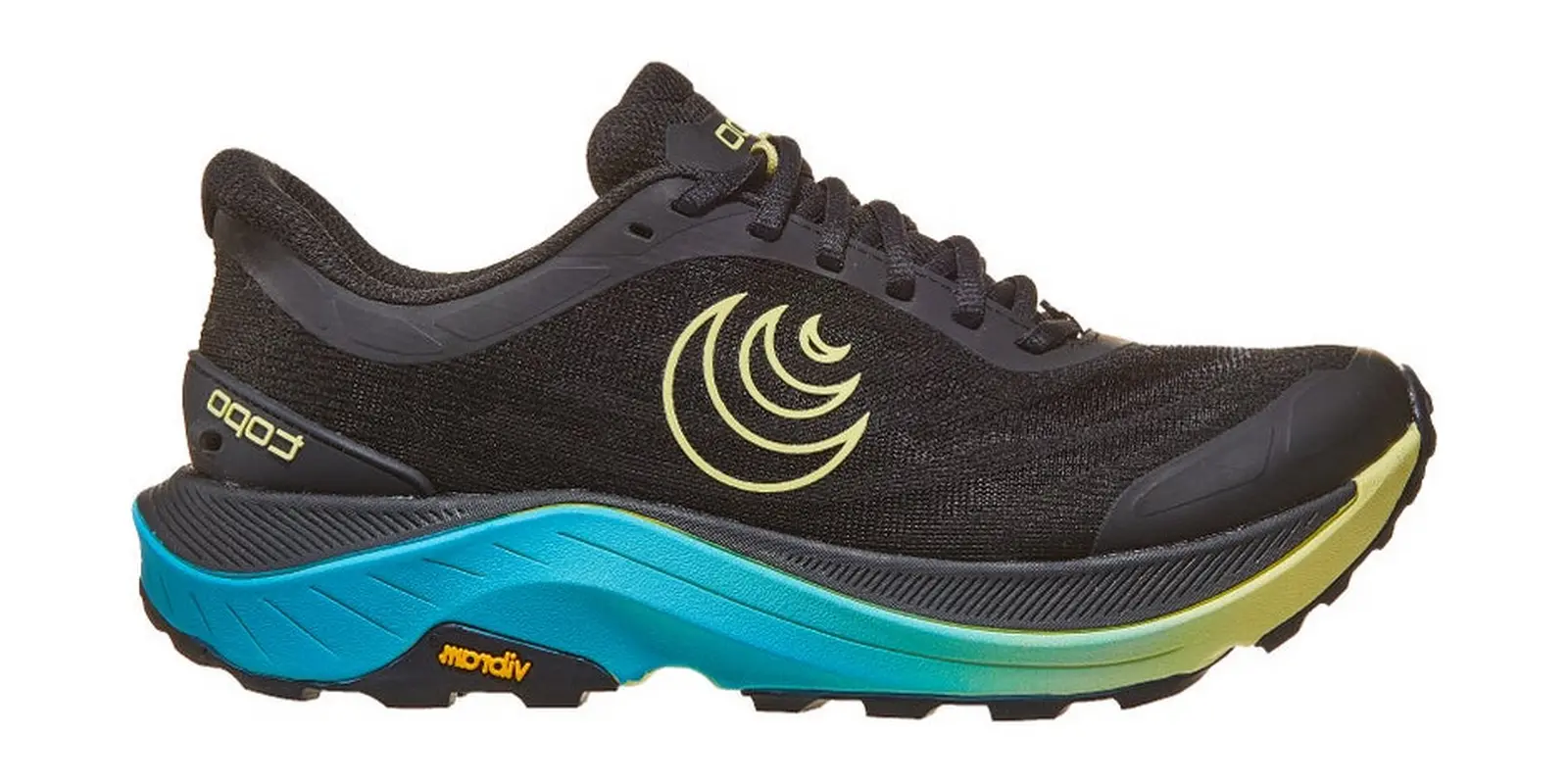 Topo Athletic Ultraventure 4 in Black / Lime