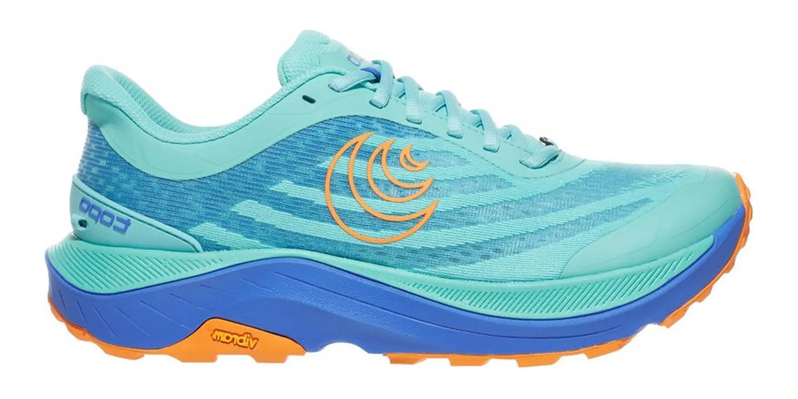 Topo Athletic Ultraventure 4 in Aqua / Orange