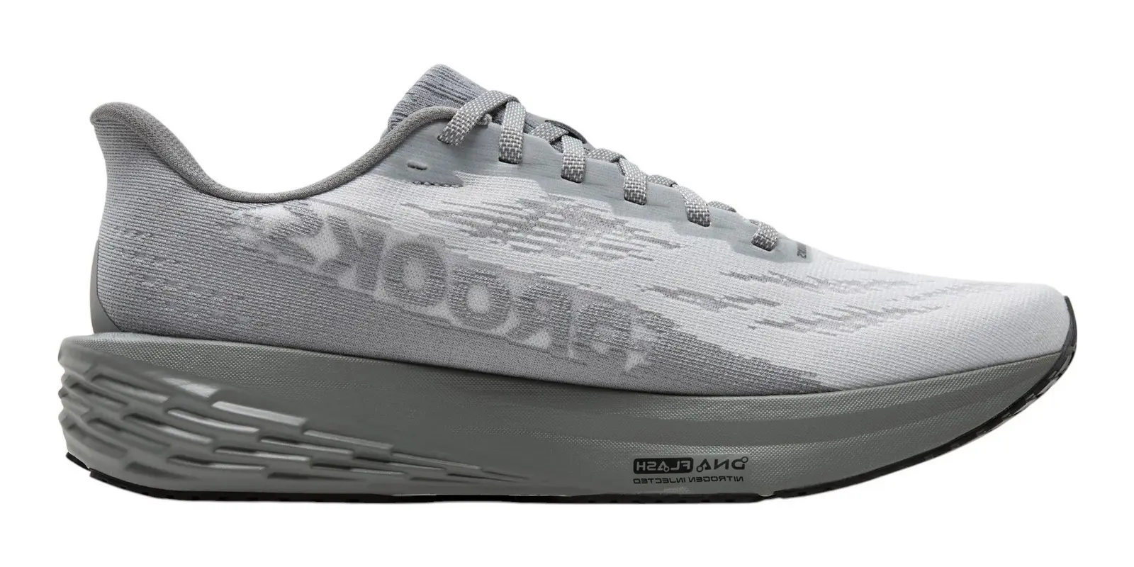 Brooks Launch 11 in Oyster / Grey / Blue