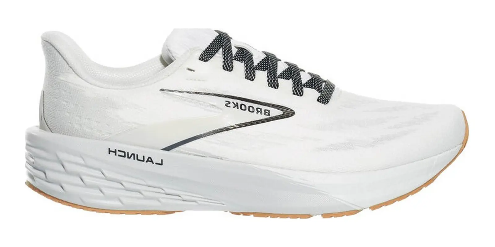 Brooks Launch 11 in White / Grey / Black