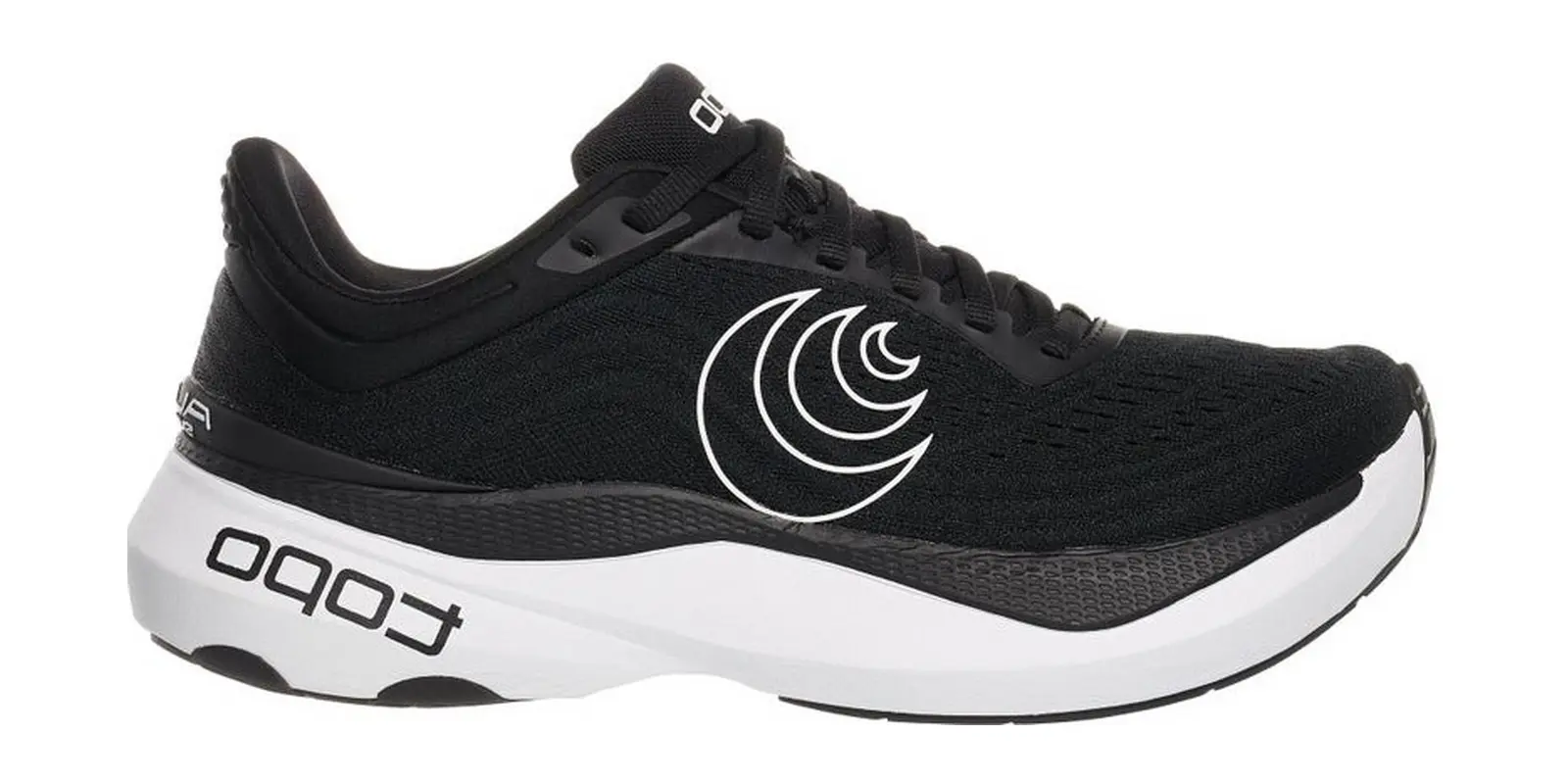 Topo Athletic Aura in Black / White