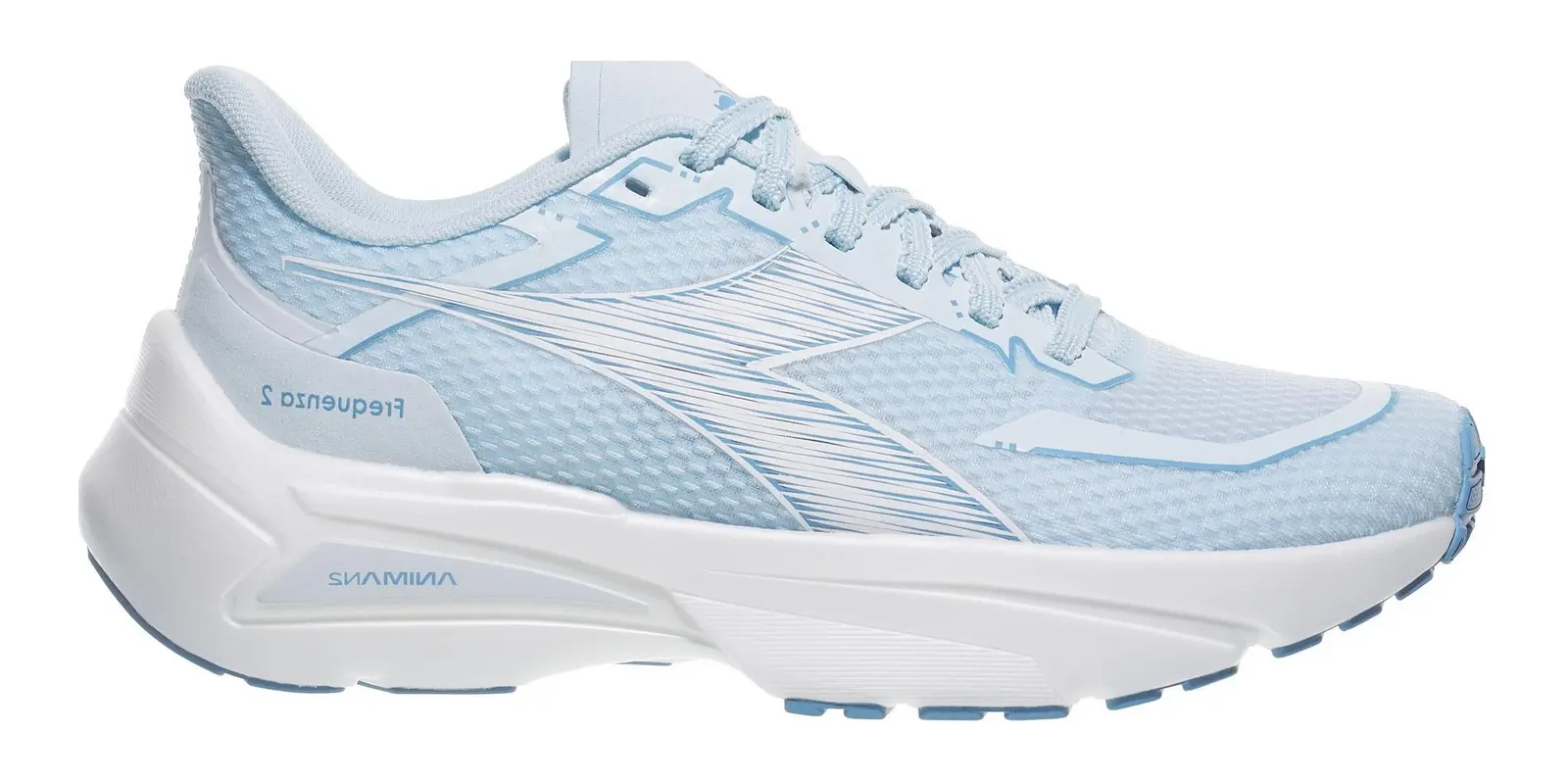Diadora Frequenza 2 in Light Lake / White