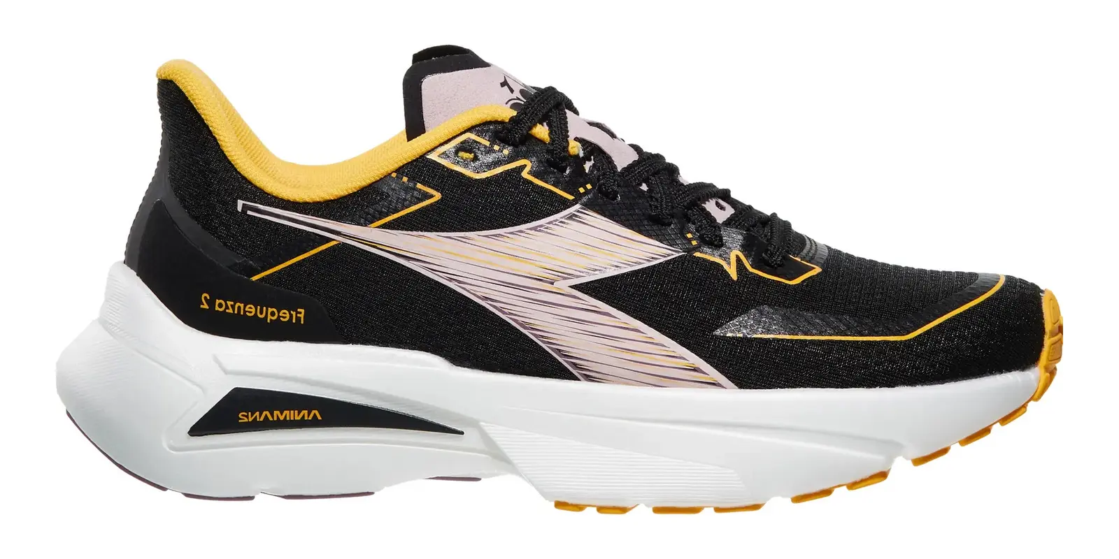 Diadora Frequenza 2 in Black / Daffodil