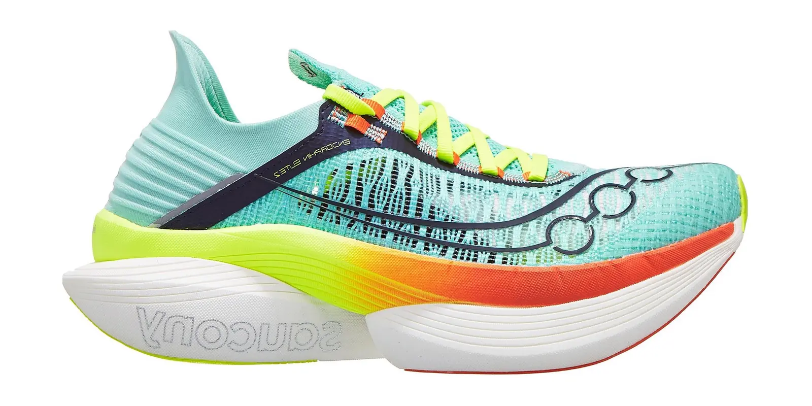 Saucony Endorphin Elite 2 in Unisex Shoes Splash / Fire