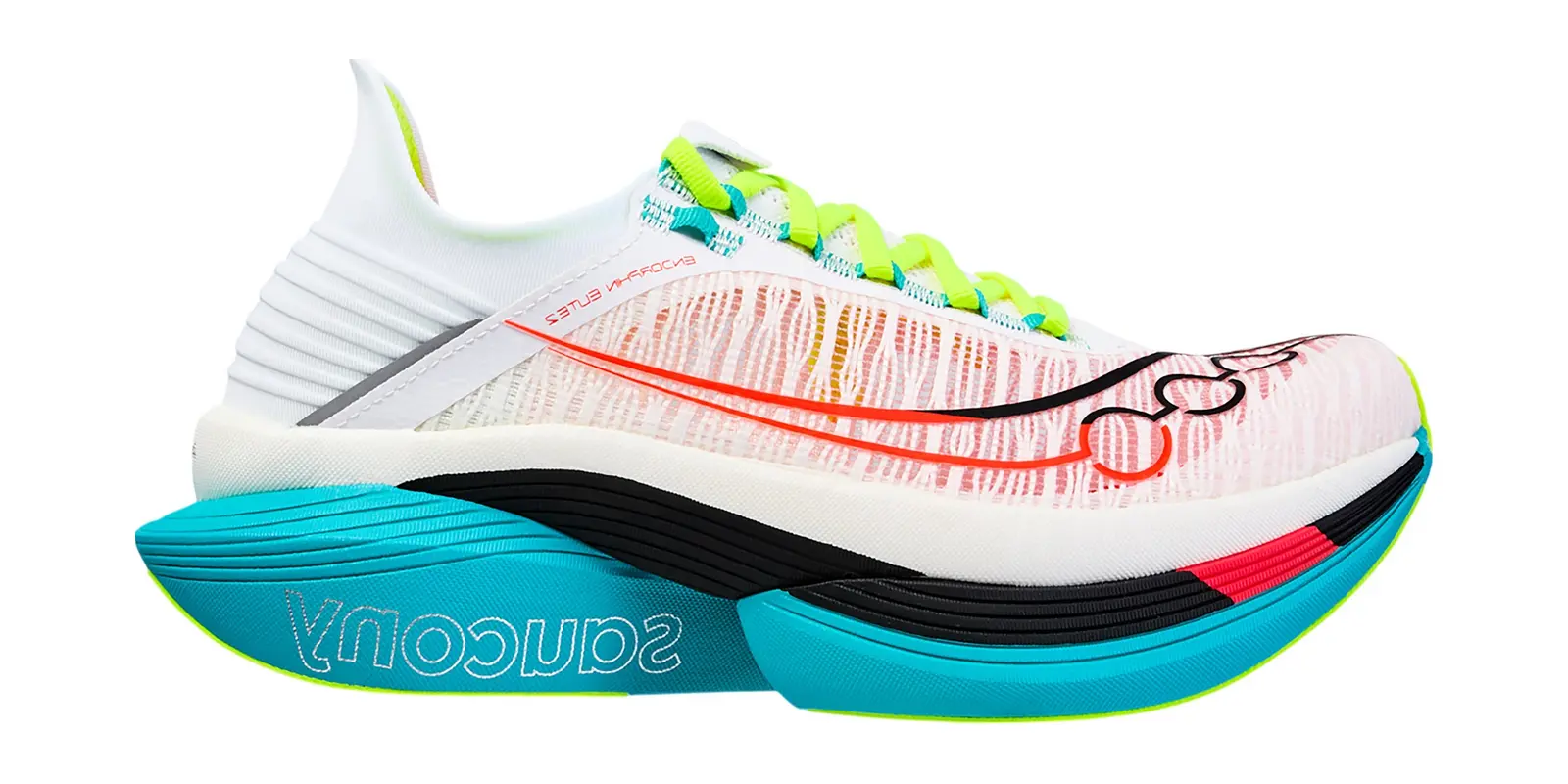 Saucony Endorphin Elite 2 in Unisex Shoes White Mutant