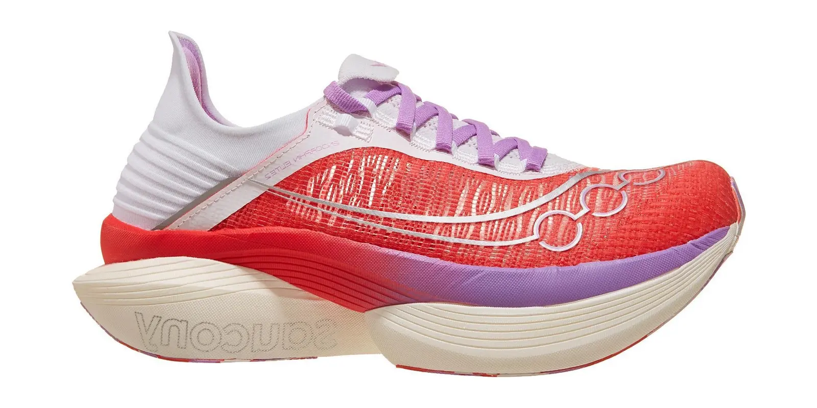 Saucony Endorphin Elite 2 in Unisex Shoes Coral / White