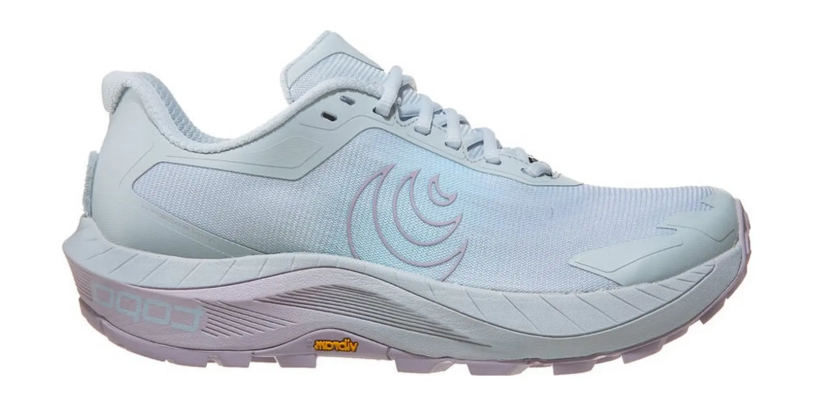 Topo Athletic MTN Racer 4 in Grey / Purple
