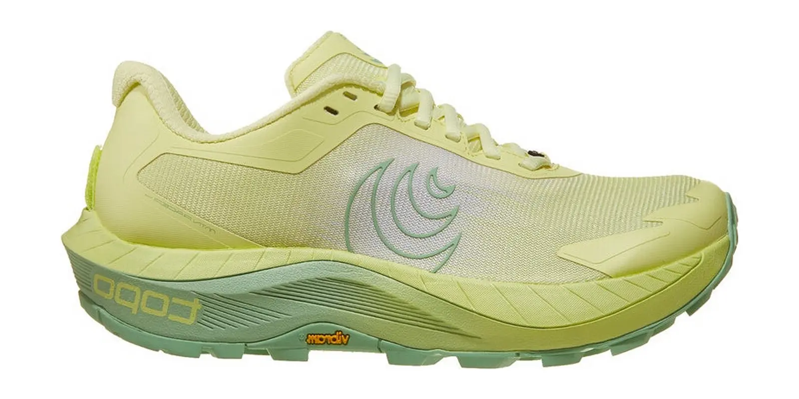 Topo Athletic MTN Racer 4 in Yellow / Green