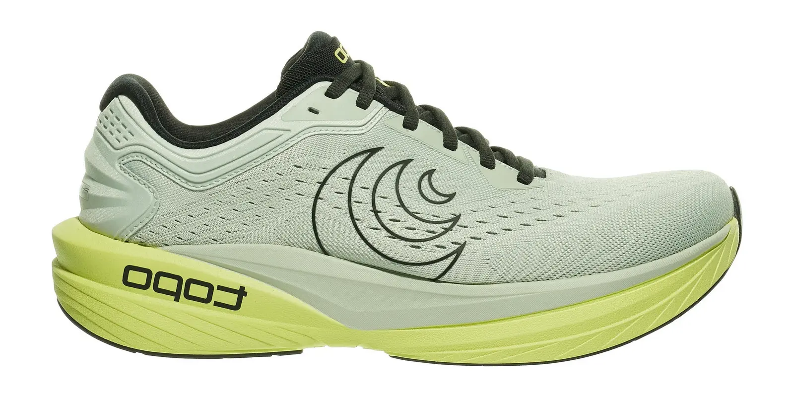 Topo Athletic Phantom 4 in Green / Black