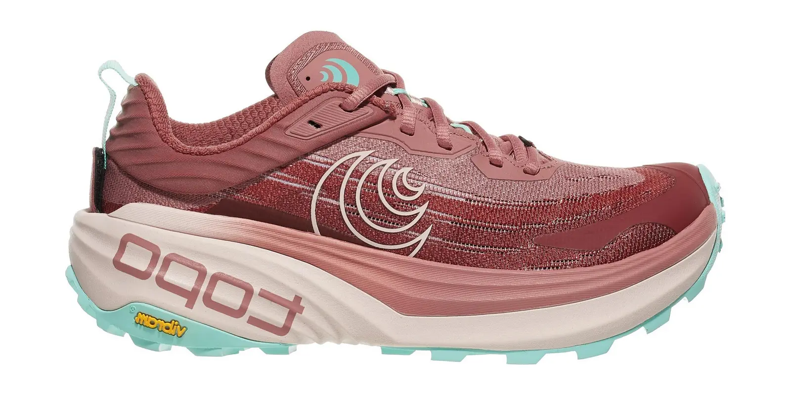 Topo Athletic Vista in Rose / Mint