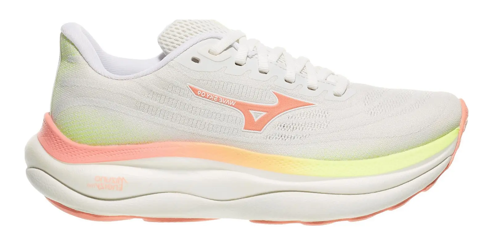 Mizuno Wave Sky 9 in Gf White / Desert Flower