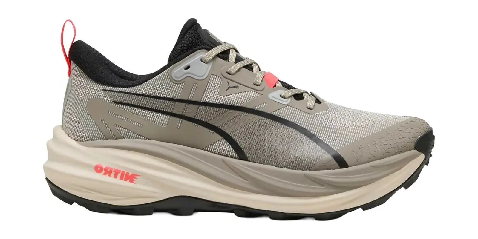 PUMA Voyage Nitro 4 in Grey / Red / Silver