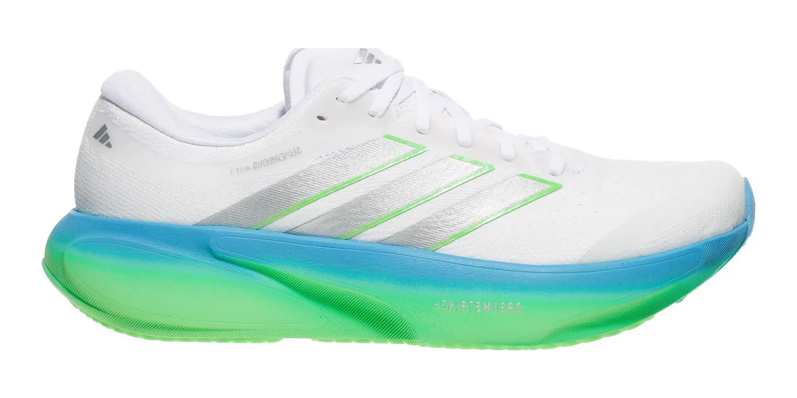 adidas Supernova Rise 3 in White / Silver / Blue