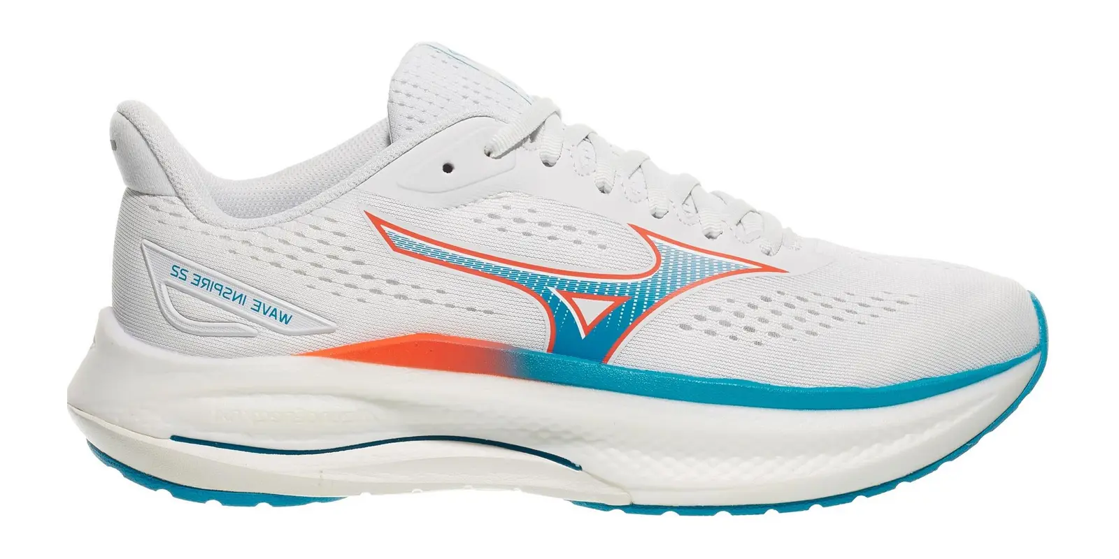 Mizuno Wave Inspire 22 in Cloudscape / Blue Jewel