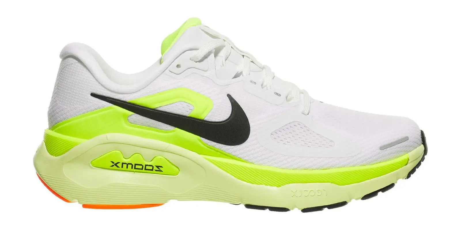 Nike Structure Plus in White / Black / Platinum / Volt