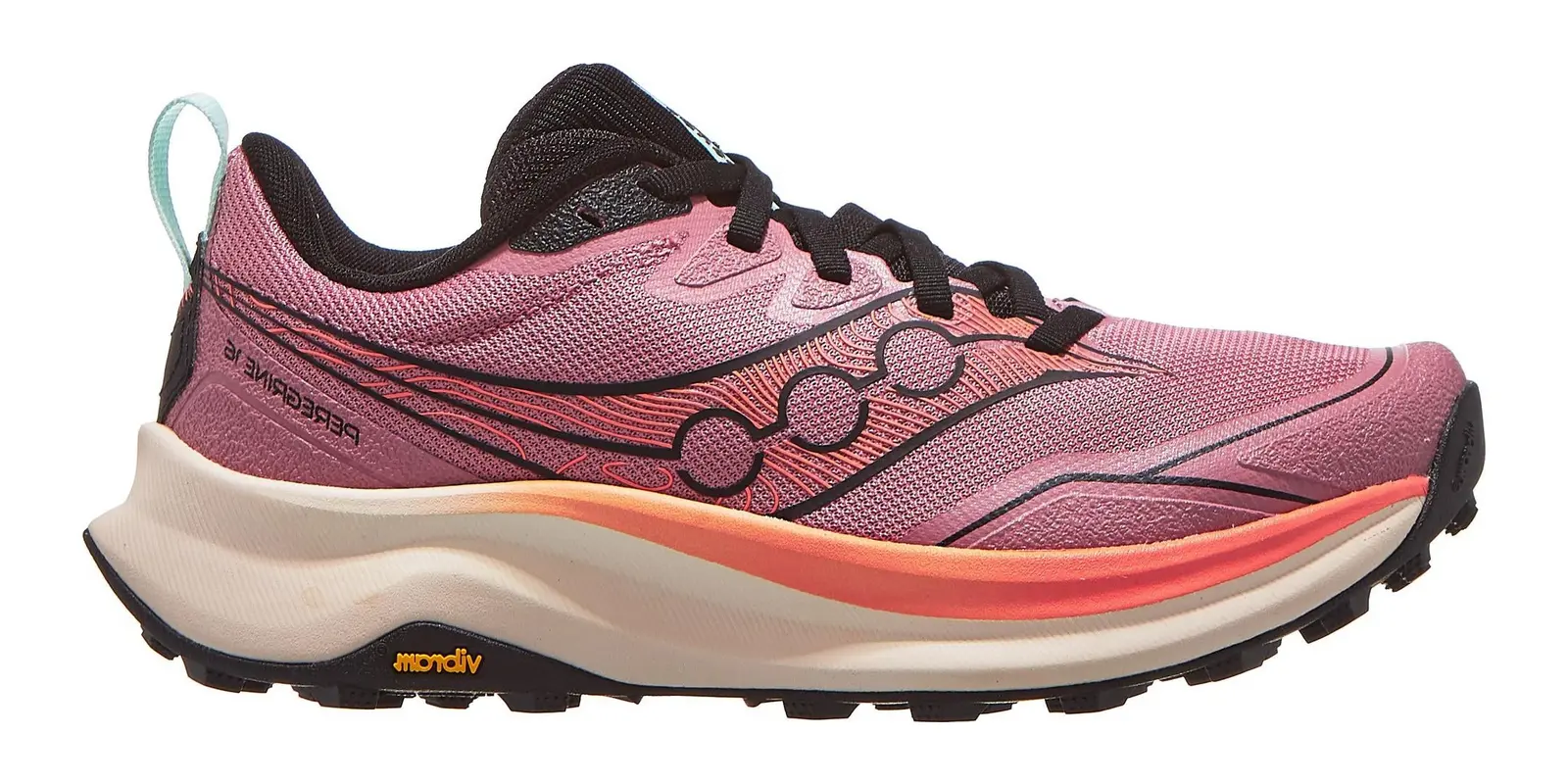 Saucony Peregrine 16 in Mauve / Salmon