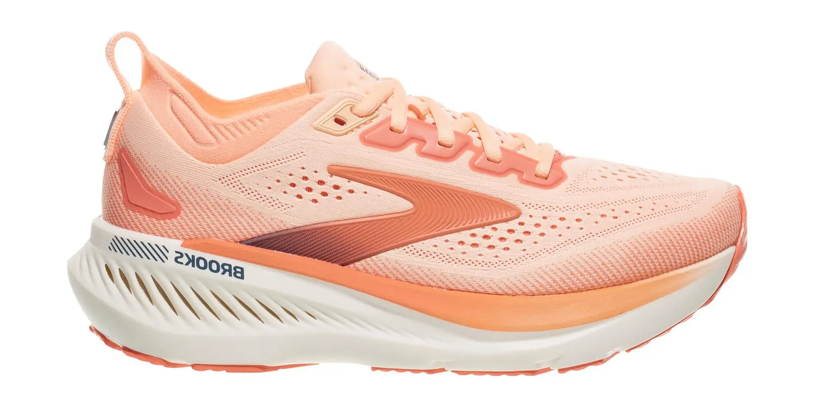 Brooks Glycerin GTS 23 in Coral / Peach / Spbd